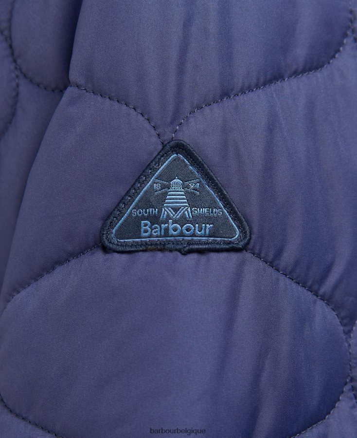 vêtements Barbour veste matelassée leilani encre éternelle femmes T2L6ZP1498
