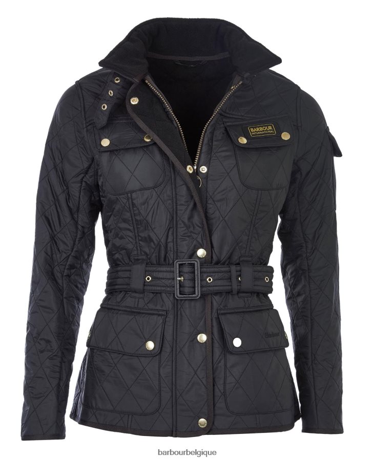 vêtements Barbour veste matelassée polaire internationale noir femmes T2L6ZP1441