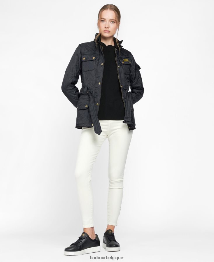 vêtements Barbour veste matelassée polaire internationale noir femmes T2L6ZP1441
