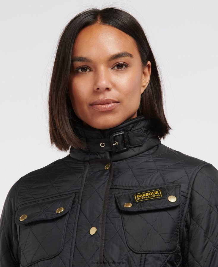 vêtements Barbour veste matelassée polaire internationale noir femmes T2L6ZP1441