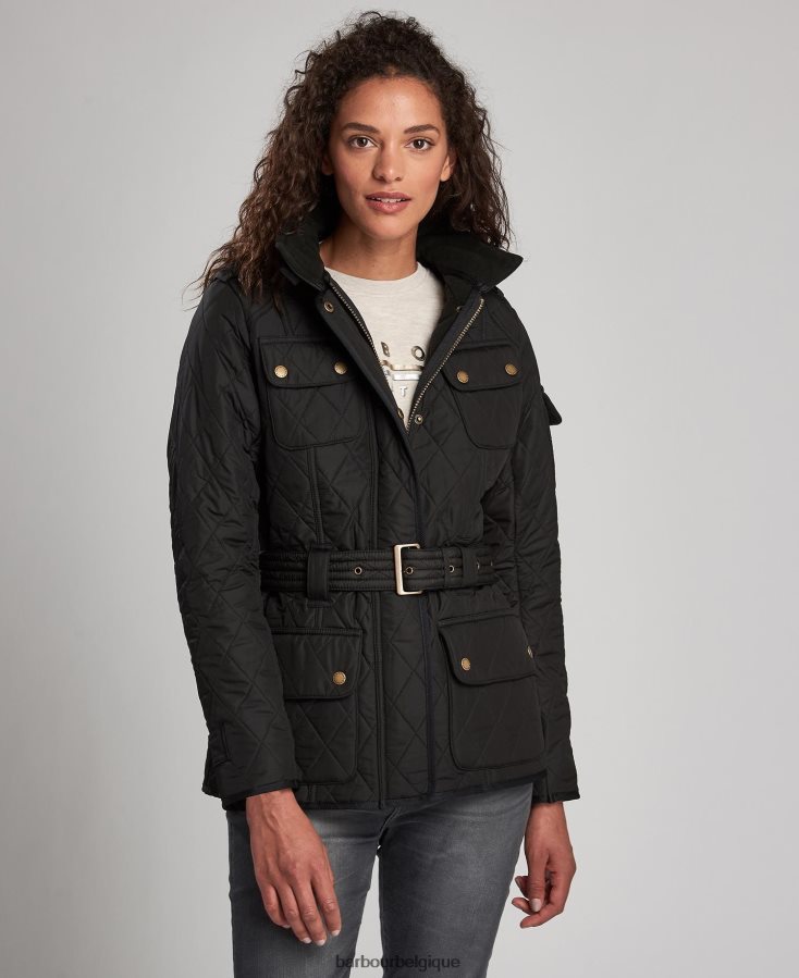 vêtements Barbour veste matelassée polaire tourer international noir femmes T2L6ZP1445