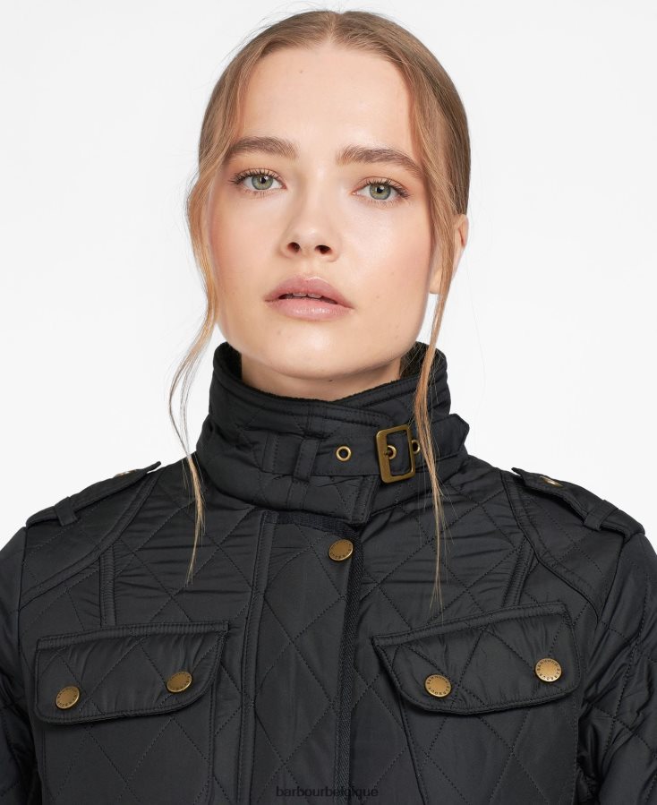vêtements Barbour veste matelassée polaire tourer international noir femmes T2L6ZP1445