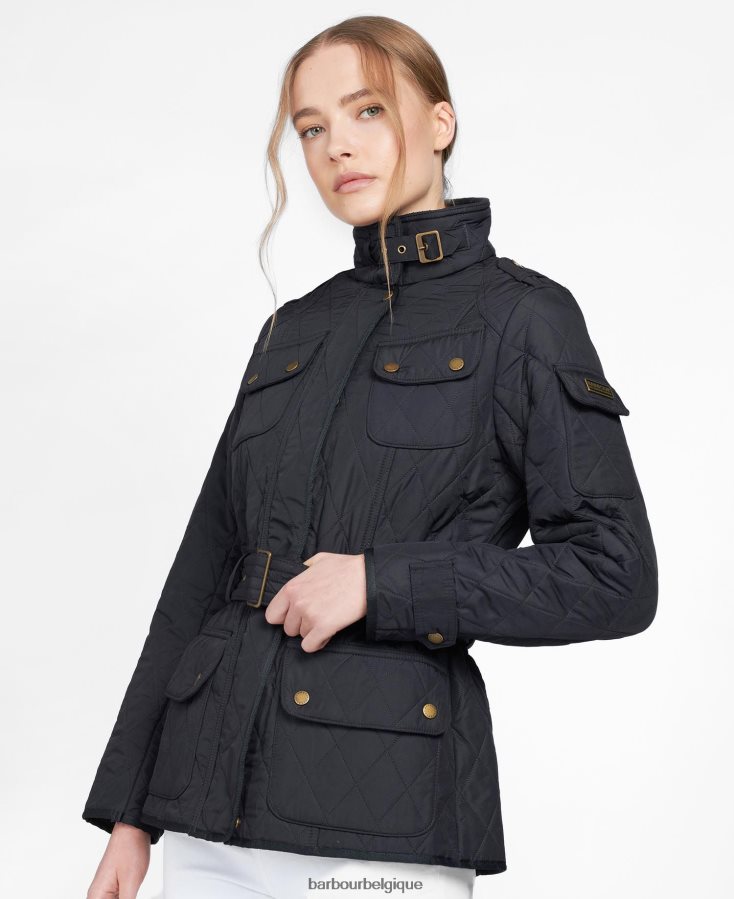 vêtements Barbour veste matelassée polaire tourer international noir femmes T2L6ZP1451