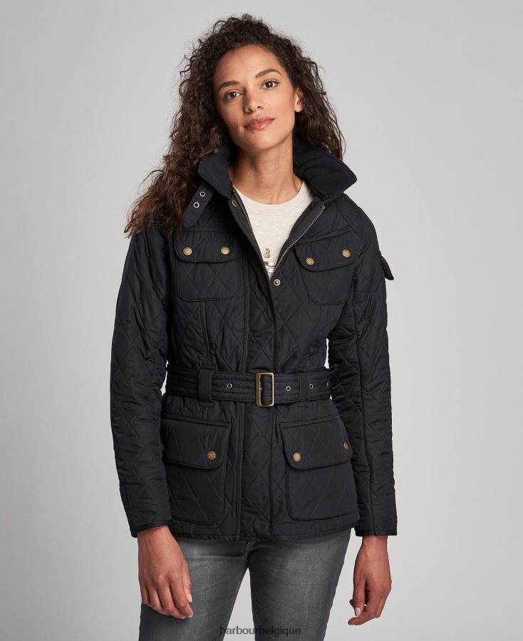 vêtements Barbour veste matelassée polaire tourer international noir femmes T2L6ZP1451