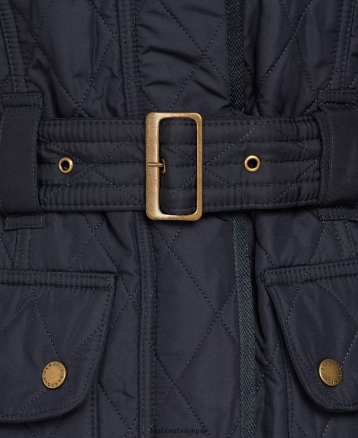 vêtements Barbour veste matelassée polaire tourer international noir femmes T2L6ZP1451