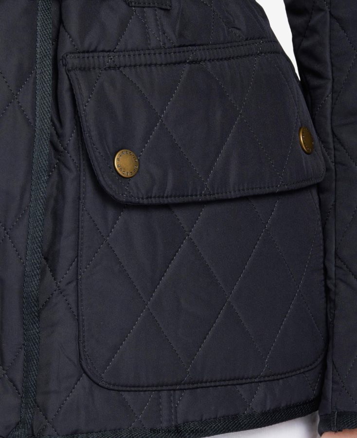 vêtements Barbour veste matelassée polaire tourer international noir femmes T2L6ZP1451