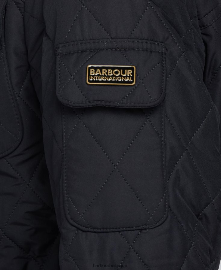 vêtements Barbour veste matelassée polaire tourer international noir femmes T2L6ZP1451