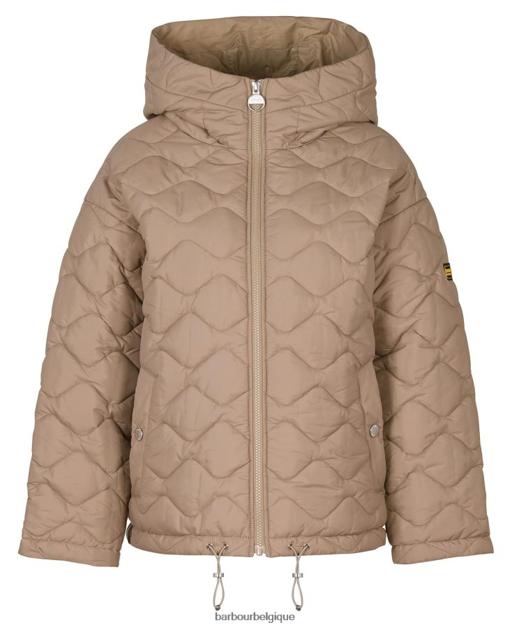 vêtements Barbour veste matelassée réversible fenway portobello/cayenne/bellini femmes T2L6ZP1458