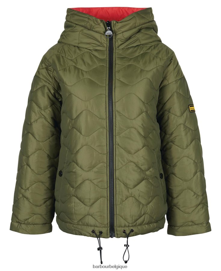 vêtements Barbour veste matelassée réversible fenway portobello/cayenne/bellini femmes T2L6ZP1469