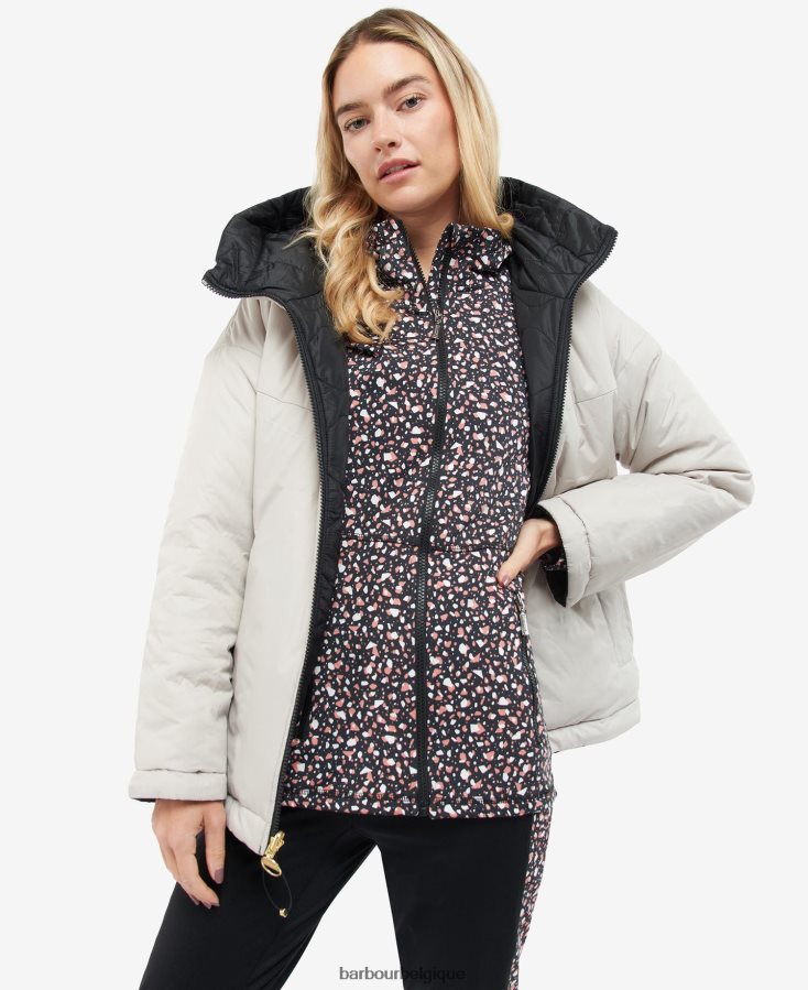 vêtements Barbour veste matelassée réversible fenway portobello/cayenne/bellini femmes T2L6ZP1484