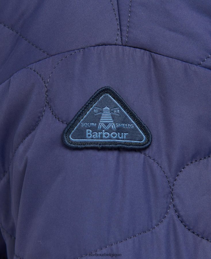 vêtements Barbour veste matelassée réversible imprimée apia encre éternelle/imprimé étourneau trench léger femmes T2L6ZP1431