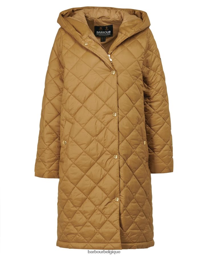 vêtements Barbour veste matelassée rockhampton cendre brûlée femmes T2L6ZP1466