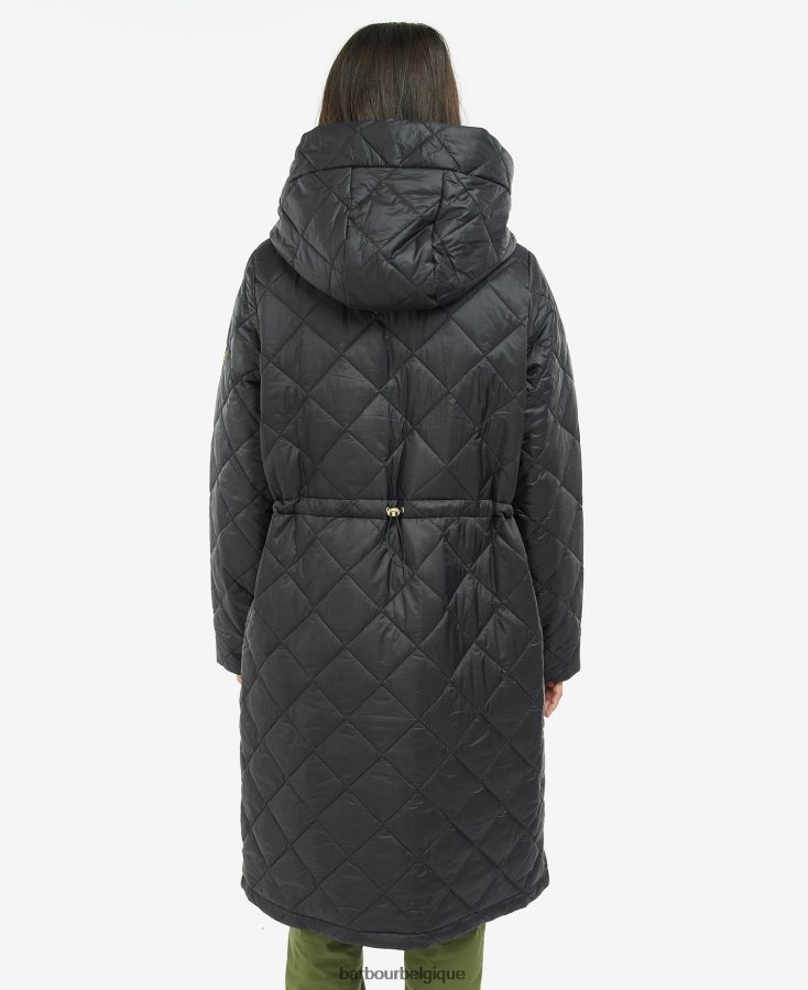 vêtements Barbour veste matelassée rockhampton cendre brûlée femmes T2L6ZP1473