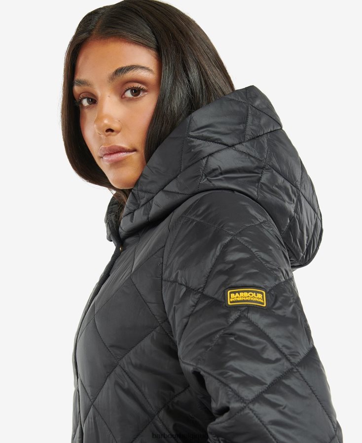 vêtements Barbour veste matelassée rockhampton cendre brûlée femmes T2L6ZP1473