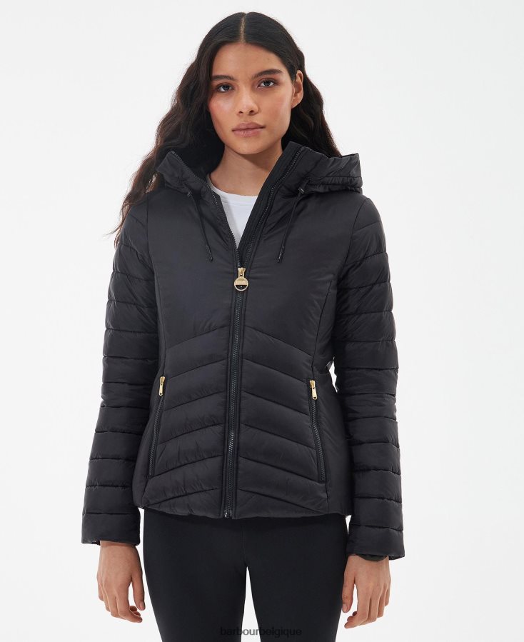 vêtements Barbour veste matelassée sanderson noir classique femmes T2L6ZP1460