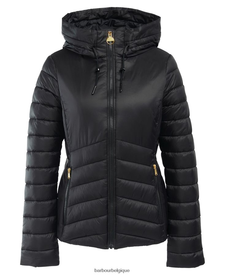 vêtements Barbour veste matelassée sanderson noir classique femmes T2L6ZP1460