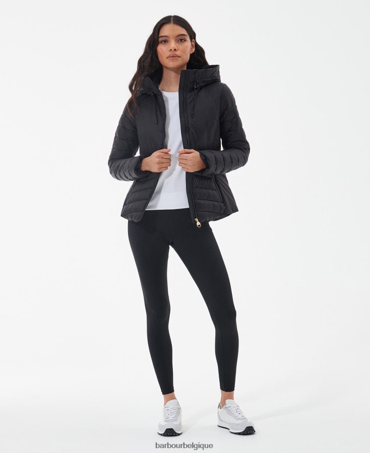 vêtements Barbour veste matelassée sanderson noir classique femmes T2L6ZP1460