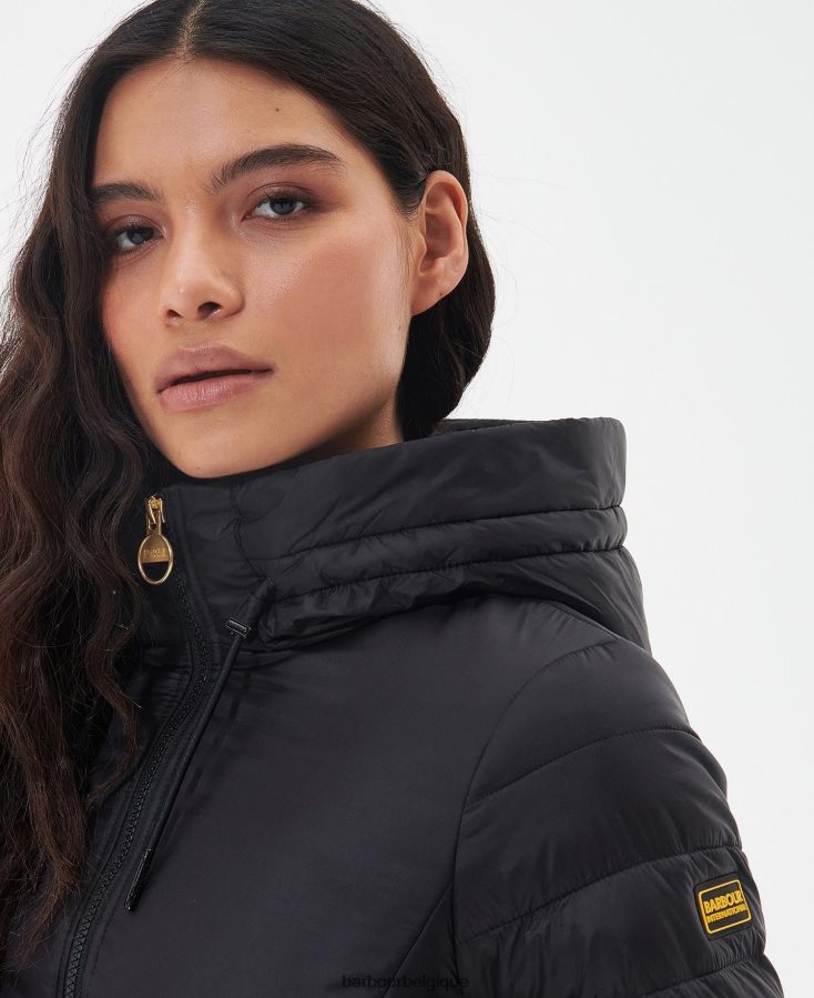 vêtements Barbour veste matelassée sanderson noir classique femmes T2L6ZP1460