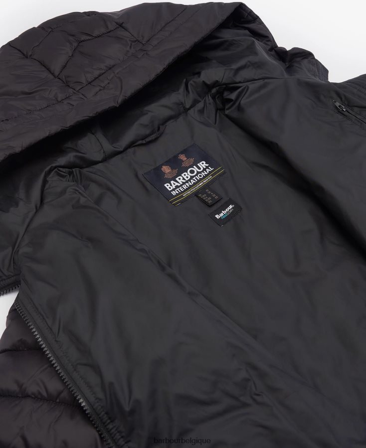 vêtements Barbour veste matelassée sanderson noir classique femmes T2L6ZP1460