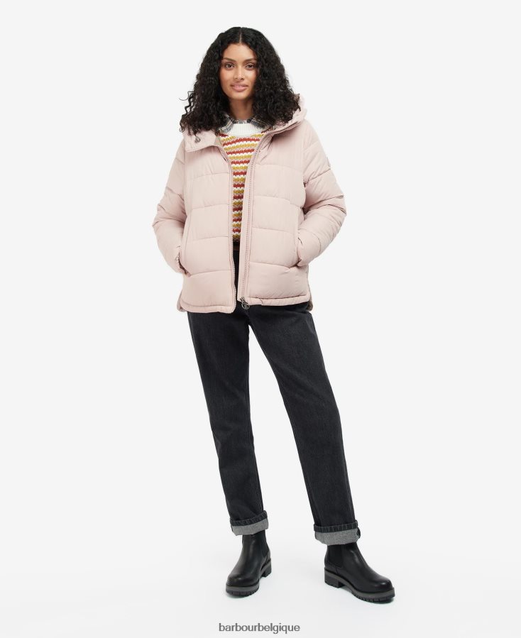 vêtements Barbour veste matelassée saunton bleu marine foncé femmes T2L6ZP1517