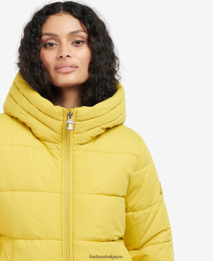 vêtements Barbour veste matelassée saunton bleu marine foncé femmes T2L6ZP1520