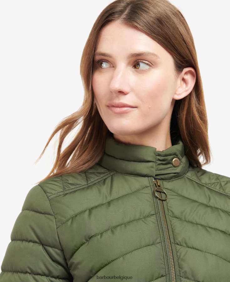 vêtements Barbour veste matelassée stretch cavalry olive/olive marne femmes T2L6ZP1411