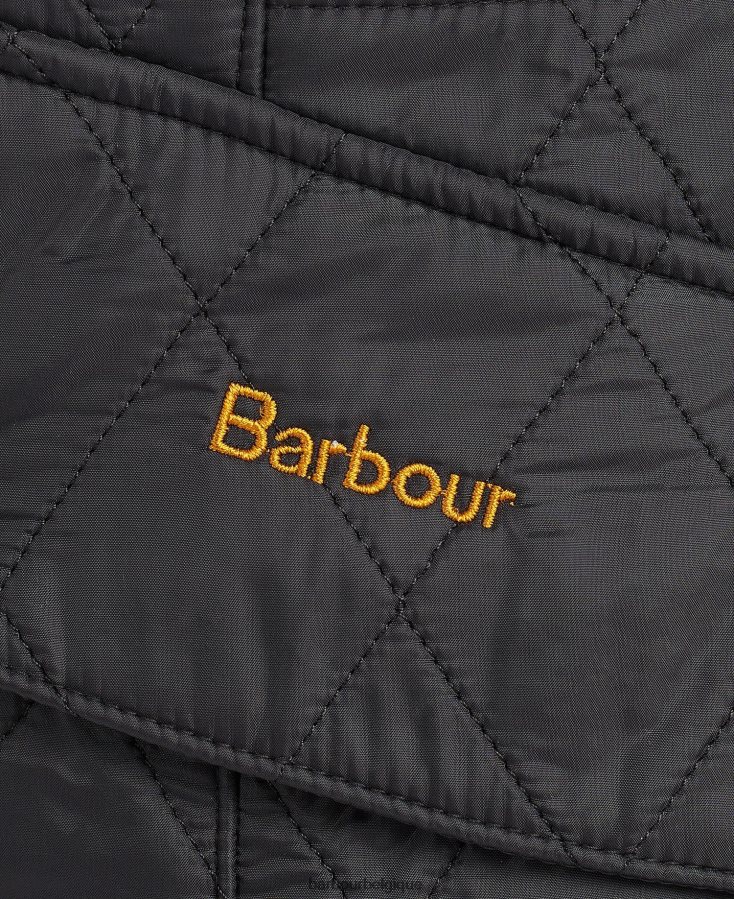 vêtements Barbour veste polaire matelassée de cavalerie noir femmes T2L6ZP1405