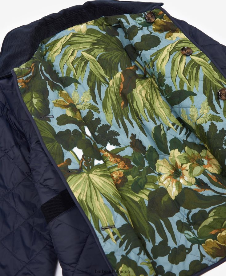 vêtements Barbour x House of Hackney veste matelassée réversible gransden marine foncé/limérence/ciel femmes T2L6ZP1432