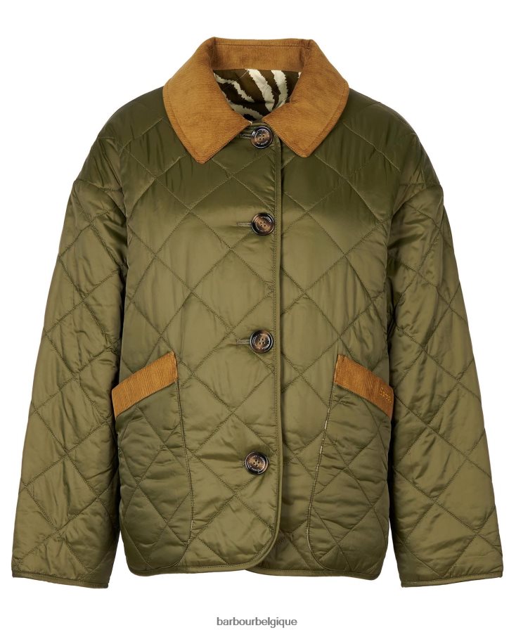 vêtements Barbour x House of Hackney veste matelassée réversible gransden marine foncé/limérence/ciel femmes T2L6ZP1461