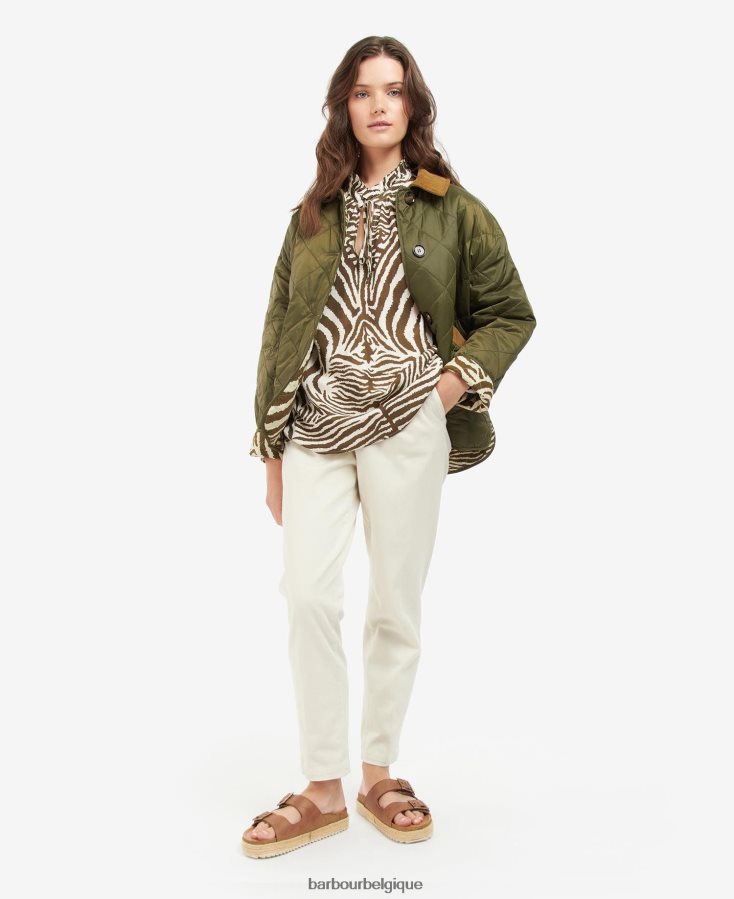 vêtements Barbour x House of Hackney veste matelassée réversible gransden marine foncé/limérence/ciel femmes T2L6ZP1461