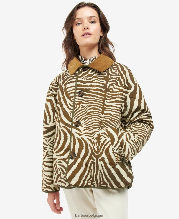 vêtements Barbour x House of Hackney veste matelassée réversible gransden marine foncé/limérence/ciel femmes T2L6ZP1461