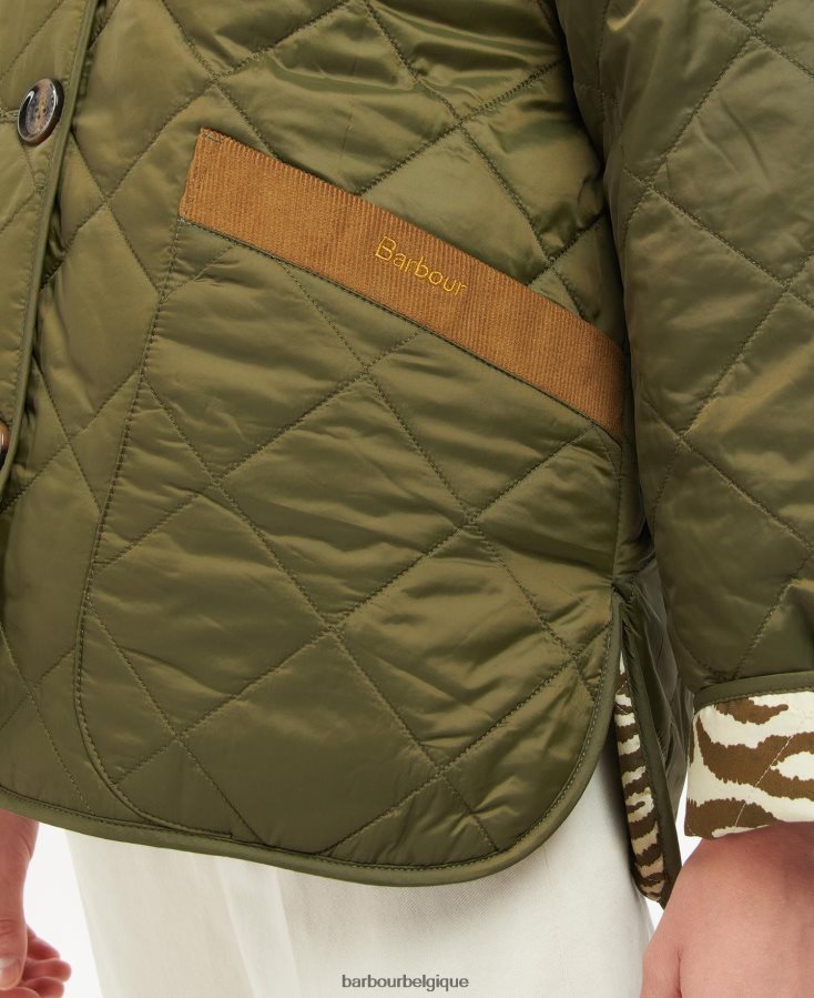 vêtements Barbour x House of Hackney veste matelassée réversible gransden marine foncé/limérence/ciel femmes T2L6ZP1461