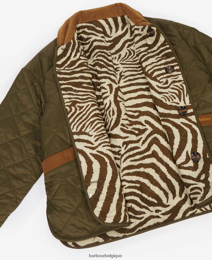 vêtements Barbour x House of Hackney veste matelassée réversible gransden marine foncé/limérence/ciel femmes T2L6ZP1461