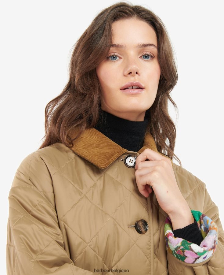 vêtements Barbour x House of Hackney veste matelassée réversible gransden marine foncé/limérence/ciel femmes T2L6ZP1505