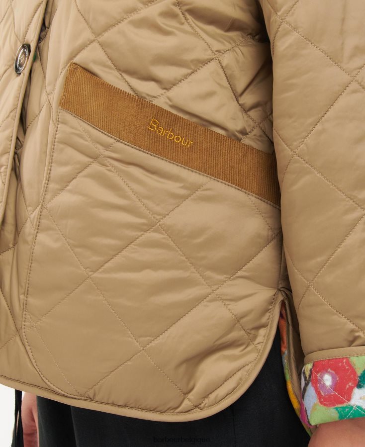 vêtements Barbour x House of Hackney veste matelassée réversible gransden marine foncé/limérence/ciel femmes T2L6ZP1505