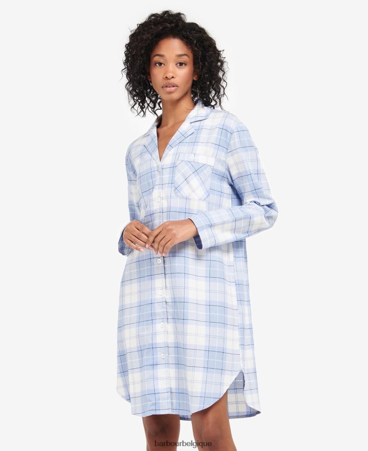 vêtements Barbour chemise de nuit etta tartan rose femmes T2L6ZP2040