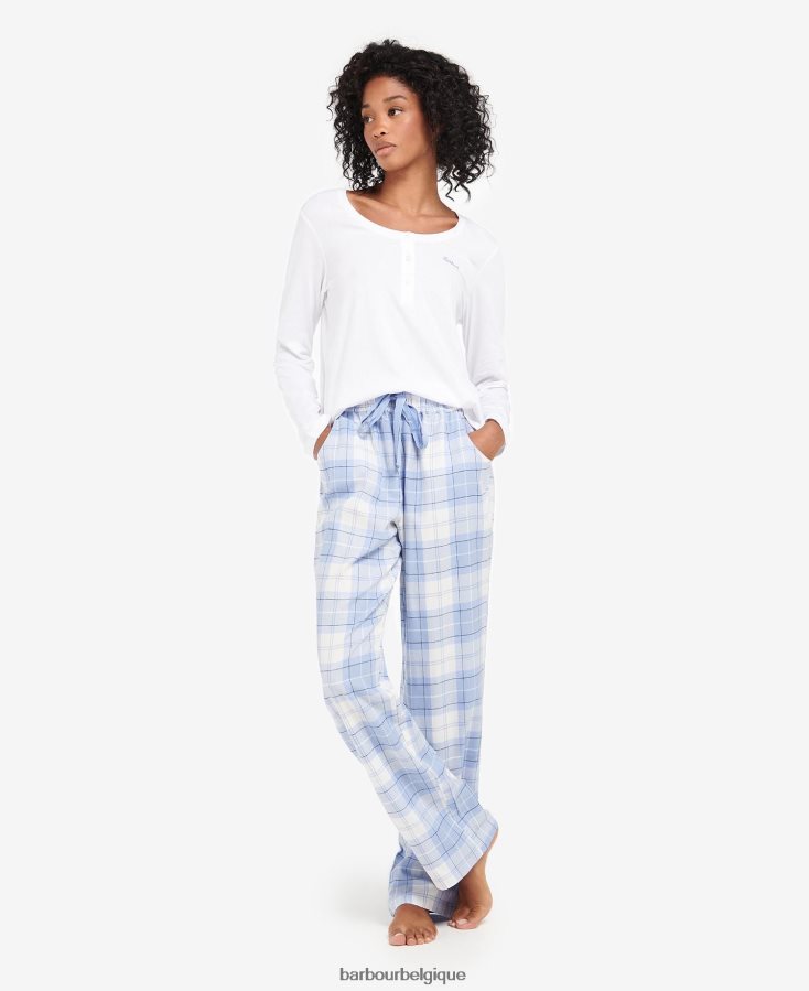 vêtements Barbour pantalon de pyjama nancy tartan rose femmes T2L6ZP2044