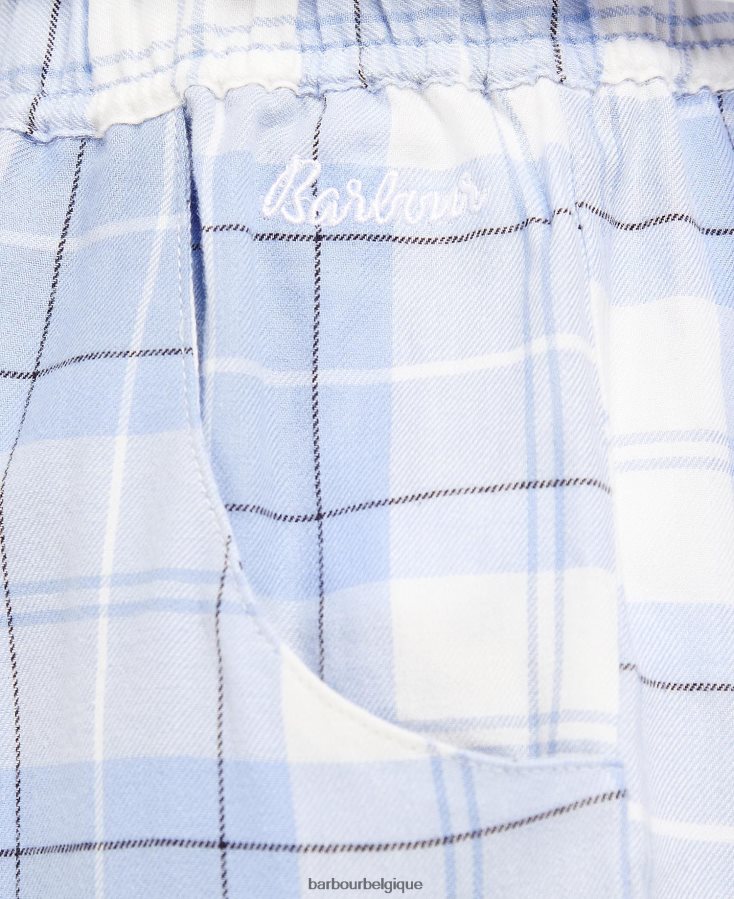 vêtements Barbour pantalon de pyjama nancy tartan rose femmes T2L6ZP2044
