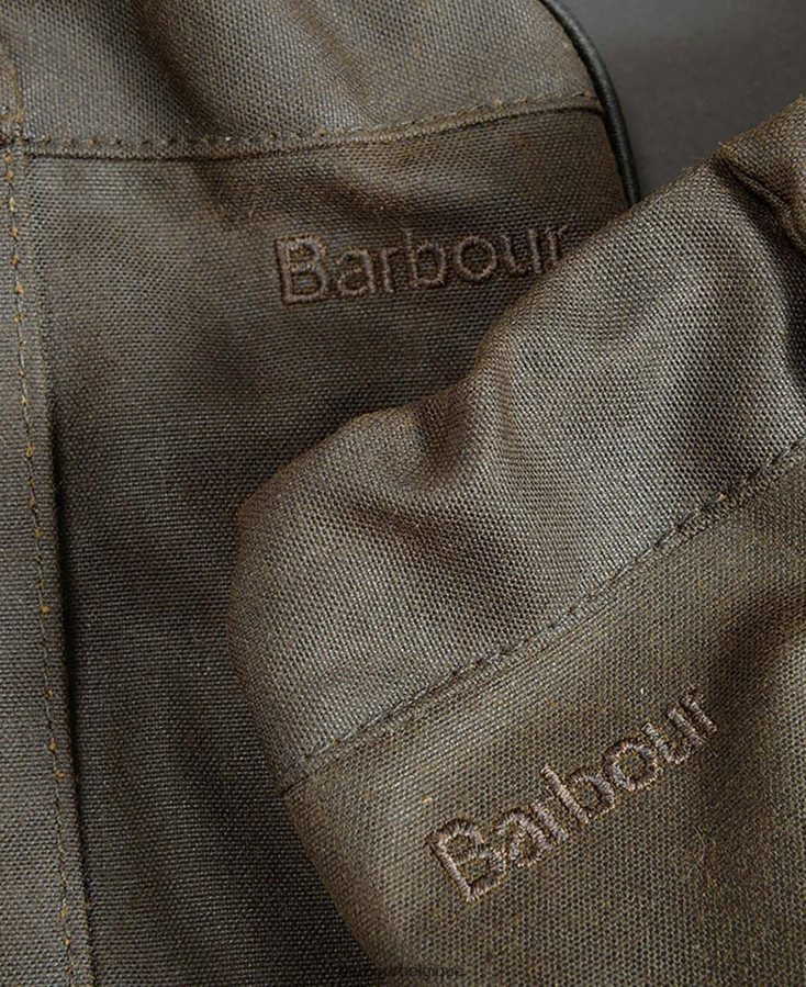 accessoires Barbour guêtres en coton ciré olive Hommes T2L6ZP1364