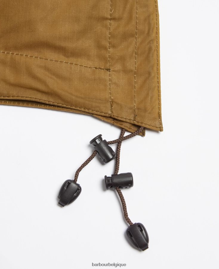 accessoires Barbour cagoule en cire légère sable Hommes T2L6ZP2344