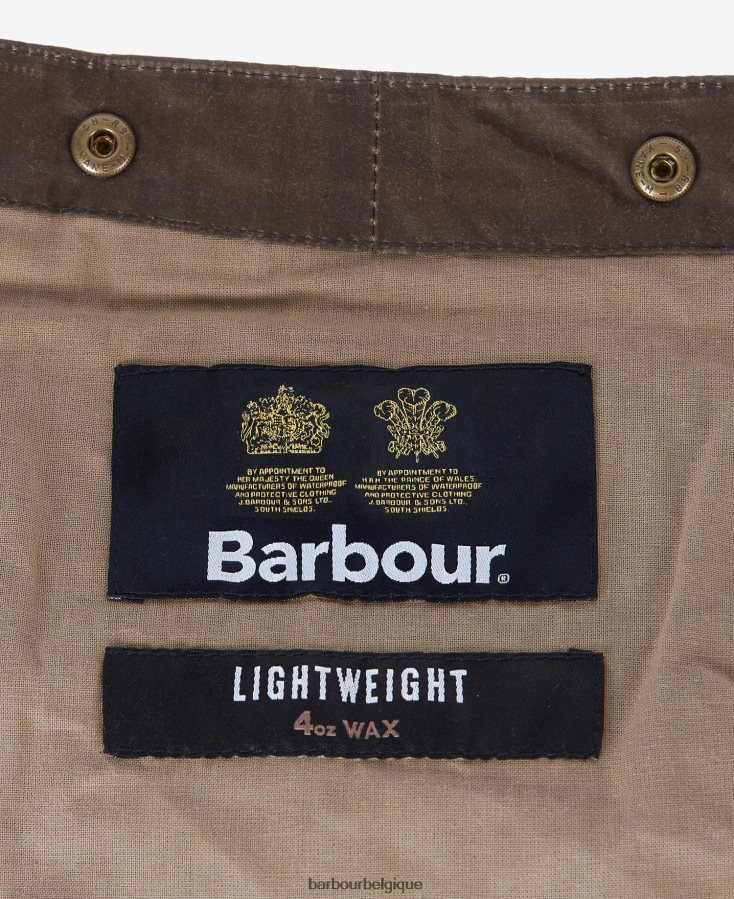 accessoires Barbour cagoule en cire légère sable Hommes T2L6ZP2345