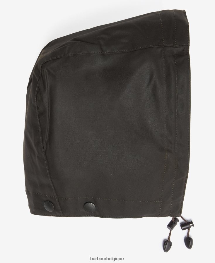 accessoires Barbour cagoule sylkoil classique olive Hommes T2L6ZP2314