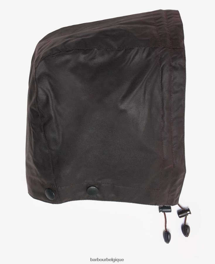 accessoires Barbour capuche coton wax noir Hommes T2L6ZP2319