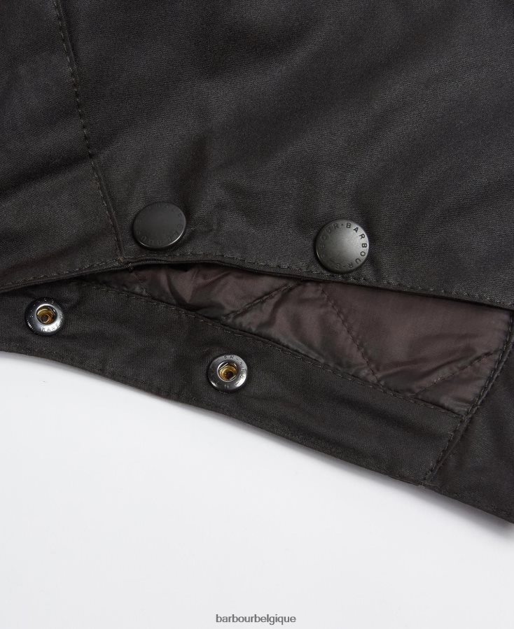 accessoires Barbour capuche tempête en cire noir Hommes T2L6ZP2338