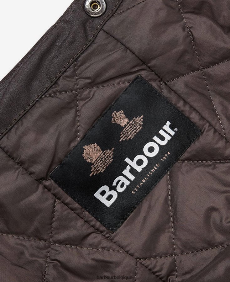 accessoires Barbour capuche tempête en cire noir Hommes T2L6ZP2338