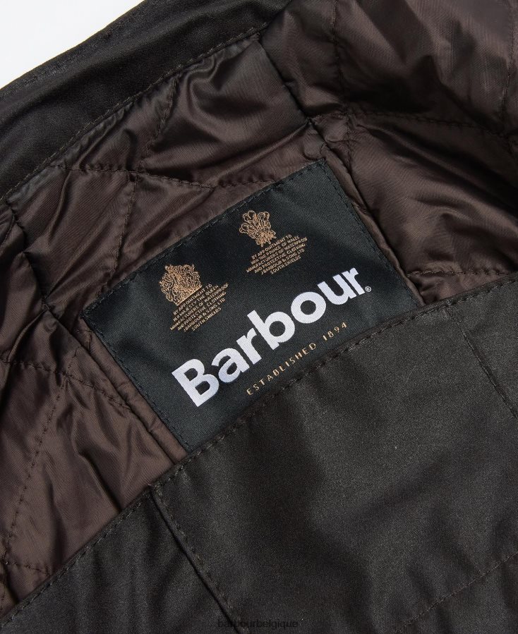 accessoires Barbour capuche tempête en cire noir Hommes T2L6ZP2338