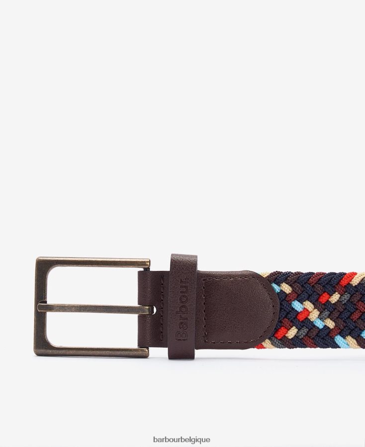 accessoires Barbour ceinture de gué bleu/marine/pierre Hommes T2L6ZP2227