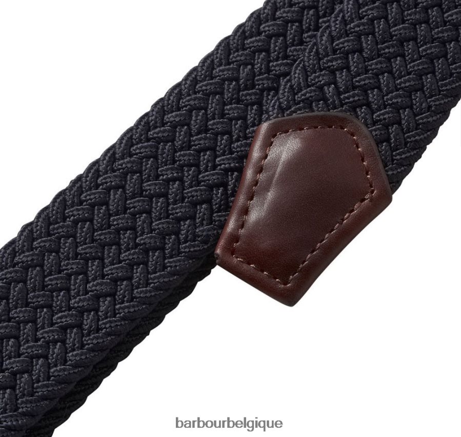 accessoires Barbour ceinture en sangle extensible marron foncé Hommes T2L6ZP2224