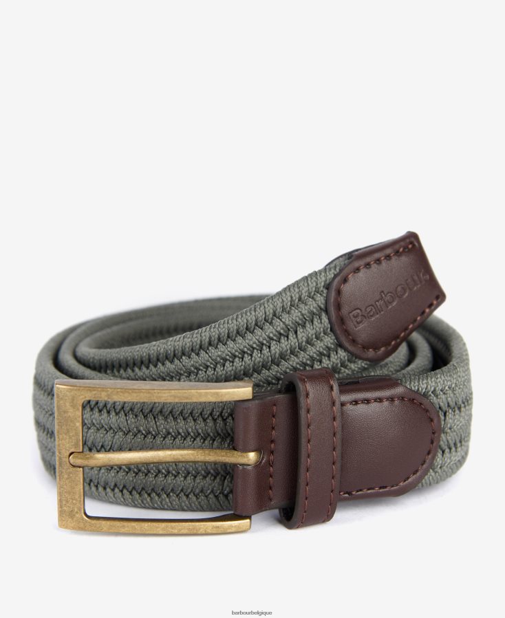 accessoires Barbour ceinture en toile nevis marine classique Hommes T2L6ZP2229