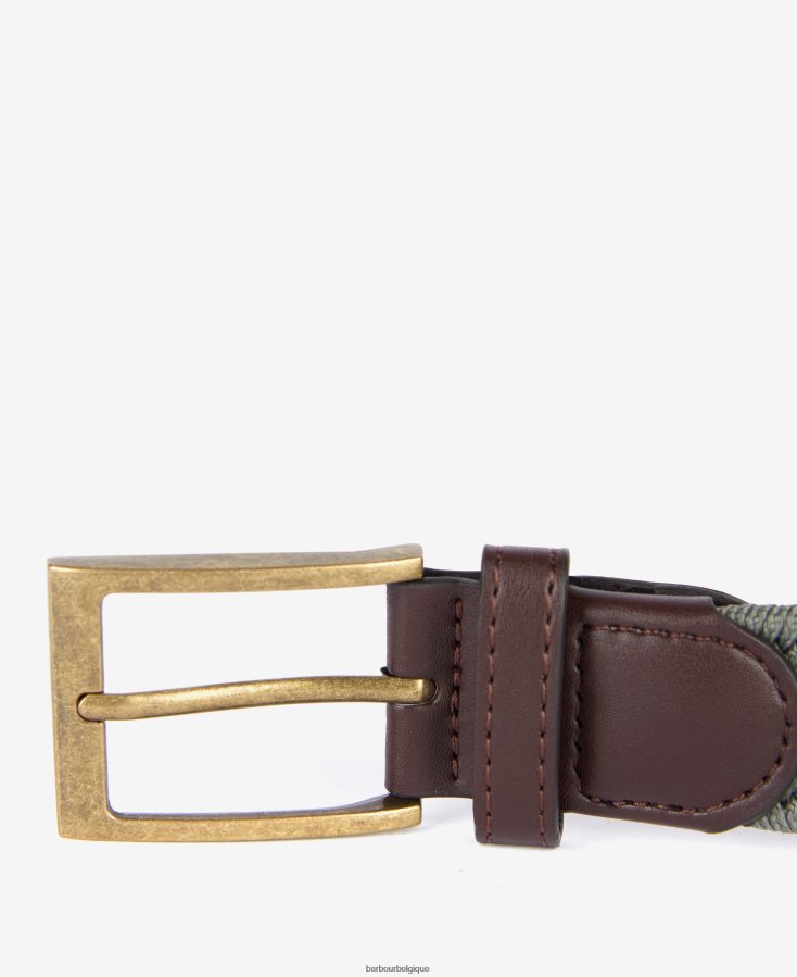 accessoires Barbour ceinture en toile nevis marine classique Hommes T2L6ZP2229